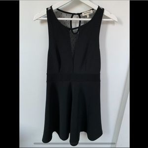 Monteau Sheer Dot Dress